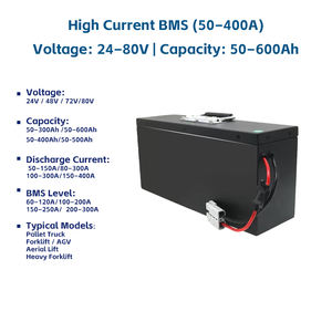 고출력 LiFePO4 배터리 솔루션 <span class=keywords><strong>24V</strong></span> 80V 50Ah 600Ah 지게차 AGV 골프 카트 청소기 고소작업차 OEM ODM 풀 시리즈 - Product Image 3