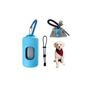 HuamaohengchunDog Poop Bag Dispenser for Leash with Snap Clip, Skin-friendly Texture Waste Bag Holder for Dog Walks and Cats - Product Image 1