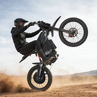 Moto tout-terrain électrique 7500w72V30Ah - Moto hors route à grande vitesse pour adultes avec moteur sans balais