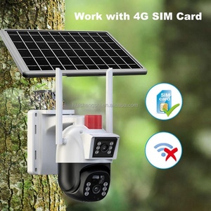 กล้องวงจรปิด Eseecloud 4K 4G รองรับซิมการ์ด กล้องคู่ ภายนอกอาคาร มองเห็นสีในเวลากลางคืน ตรวจจับความเคลื่อนไหวด้วย PIR ระบบ AI กล้อง IP พลังงานแสงอาทิตย์  แบบ PTZ เชื่อมต่อเครือข่าย - Product Image 4