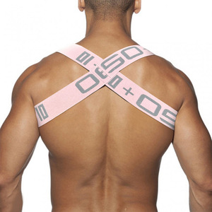 Bretelles à grande élasticité pour les poitrines généreuses. Tenue de soirée décontractée de style européen. Vêtements de sport. <span class=keywords><strong>Homme</strong></span> <span class=keywords><strong>sexy</strong></span> et <span class=keywords><strong>musclé</strong></span>. - Product Image 3