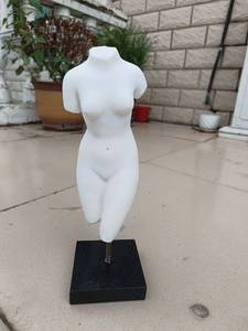 Scultura di Busto Nudo in Marmo da 36 cm con Base, Statua in Marmo Bianco Puro, Figurina Nuda <span class=keywords><strong>Venere</strong></span>, Statua Femminile da Tavolo da 15 Pollici - Product Image 2