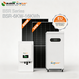 Kits Completos de Sistemas Solares para Uso Doméstico 5KW 6KW 10KW 16KW 20KW 30KW Sistema Solar Híbrido Fuera de la Red 220V Monofásico - Product Image 3