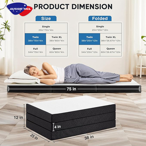 Matelas Pliant Moderne de Haute Qualité pour Hôtels, en Boîte, Tailles Simple, Queen et King, en Latex, Gel et Mousse à Mémoire de Forme – Vente en Gros - Product Image 6