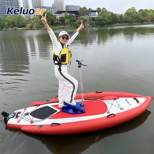 Tabla de Surf Inflable Ancha de PVC con Sistema para Pesca y Kayak - Product Image 2