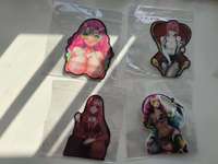 Échantillons Gratuits, Faible MOQ, Autocollants Lenticulaires 3D DBZ, Décalcomanies Promotionnelles Magiques, Autocollants Animés 3D en Mouvement avec Sacs Transparents