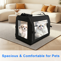 La dernière chambre à oxygène portable et pliable pour animaux de compagnie est livrée avec un connecteur Venturi et un masque facial.
