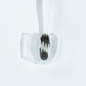 Soft Bristle Toothbrush Adult Manual High Quality Soft Hair 8 Pack Gray White Design - Product Image 1