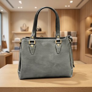 Sac à main décontracté en cuir de vache véritable pour femme, avec bandoulière, fermeture éclair, étanche, grande taille, idéal pour la Saint-Valentin - Product Image 4
