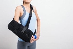 Orthopädisches Entführungs-Orthose-Schulter-Steppkissen Schulter-Entführungs-Kissen für gelockten gebrochenen Arm - Product Image 2