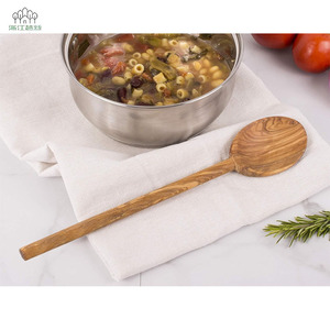 Cuillère de cuisine en bois d'olivier, qualité alimentaire, résistante aux hautes températures, cuillère de service pour usage quotidien - Product Image 1