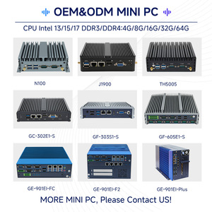 J6412 CPU 2Giga <span class=keywords><strong>LAN</strong></span> 8usb VGA HD mi 4com DC 12V không quạt công nghiệp máy tính Mini PC - Product Image 3