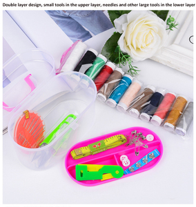 Bán Buôn 10 Pcs May Lưu Trữ Kit Hộp Với 7 Màu Lớn May Reel Với Vàng Đuôi Tay May Kit Set Hộp Cho Đan - Product Image 4