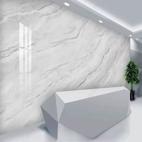 Panneau mural en marbre UV 1220x2440mm, panneau mural en PVC simulé marbre, imperméable et résistant à l'humidité, décoration intérieure pour cuisine et salle de bain