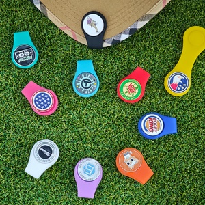 Silicone Golf <b>Hat</b> Clip Colorful Custom Baseball Engrave <b>Box</b> Poker Ballmarker Steel Divot Only Mold Tools Soft Logo Flippers Cute - Product Image 1