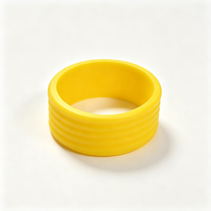 ที่พันด้ามจับเทนนิสซิลิโคนสีเหลืองแบบมีลายนูน ใช้ได้กับไม้เทนนิสทุกประเภท - Product Image 1