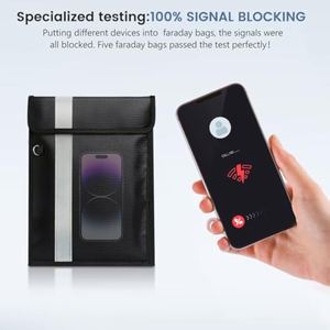 Bolsa Faraday Personalizada de 5 Piezas con Protección de Señal RFID para Teléfonos Celulares y Tabletas, Impermeable, para Llaves Electrónicas, Ignífuga - Product Image 3