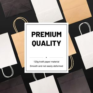 Wholesale Custom <b>Craft</b> Gift Brown White Packaging Bolsa De Papel Printed Shopping <b>Bag</b> Kraft Paper <b>Bags</b> With Your Own Logo - Product Image 5