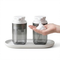 Distributeur automatique de savon moussant en verre rechargeable par USB, de qualité supérieure, pour cuisine et salle de bain, avec capteur, OEM ODM Fabricant d'origine
