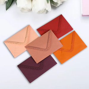New Design Cotton Linen Lace <b>Envelope</b> Paper Bag Custom Logo <b>Envelope</b> - Product Image 2