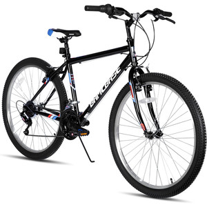 Bicicletta da Montagna HILAND 24/26 Pollici per Uomo e Donna, Telaio in Lega di Alluminio con Forcella Ammortizzata e Freno a Disco - Product Image 1