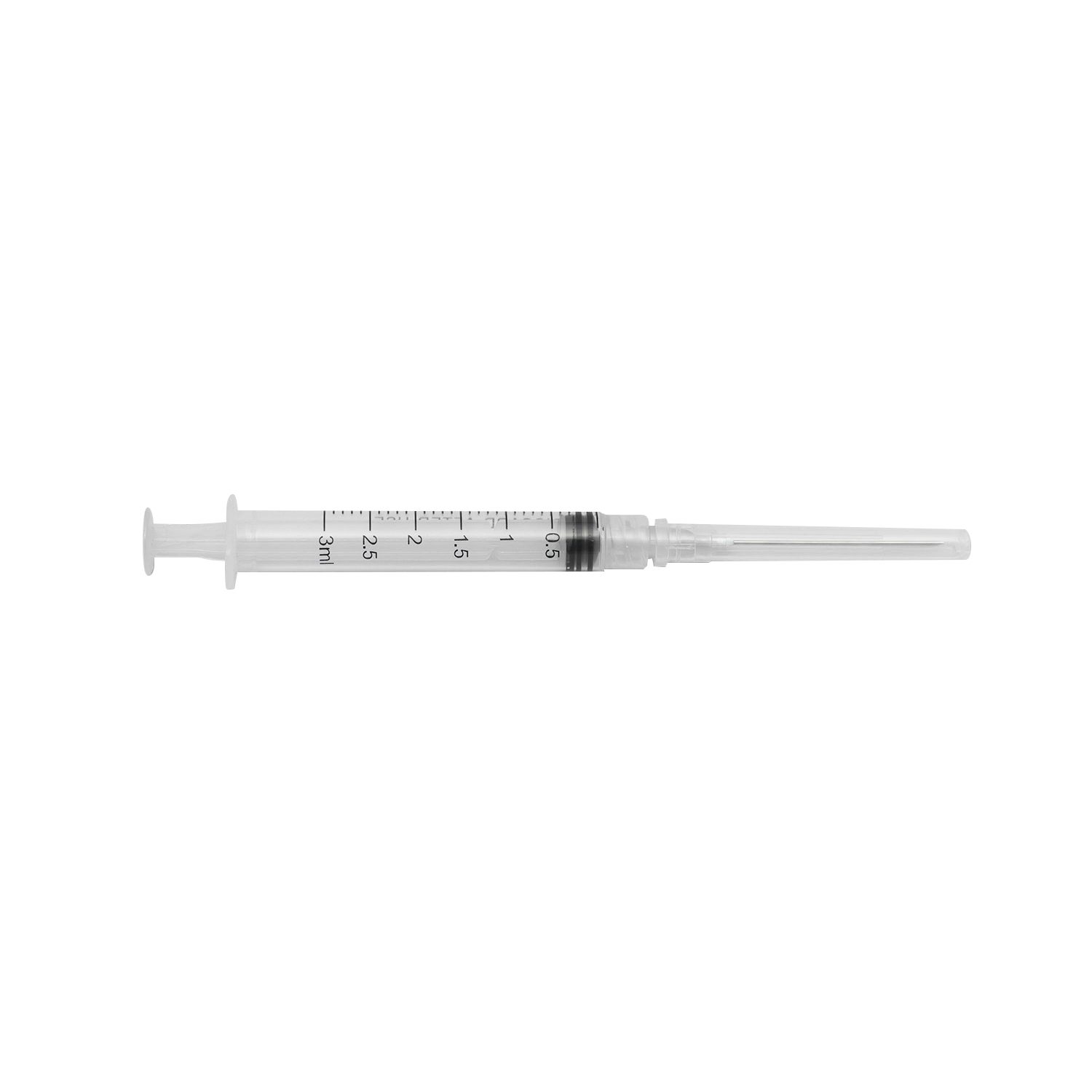 EASTMED CE Certified 20cc 3-Part PE Disposable Syringe with Luer-Lock Hub and Aside Needle in PE Bag