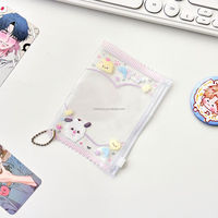 Porte-cartes en PVC de la série Candy, pochette personnalisée pour photocards Kpop avec fermeture à glissière