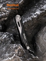 Cuchillo Multifuncional Nextool Knight, Herramienta Combinada Plegable Portátil para Exteriores y Automóvil, Gancho Multiusos para Romper Ventanas