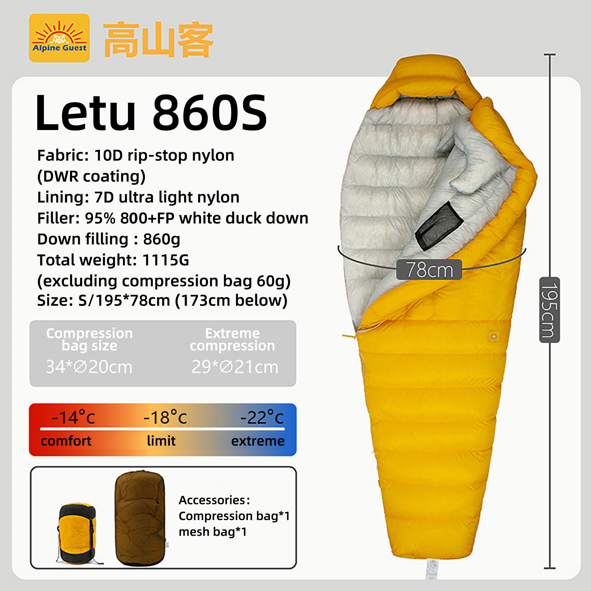 Letu 860S giallo