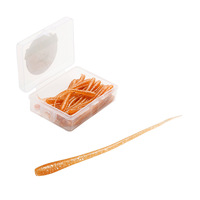 WildTrek Leurre souple flottant en PVC 65mm 0.3g, effet pailleté, queue fendue profilée, 8 couleurs, pour truite, perche, brochet, cabillaud, micro-leurre