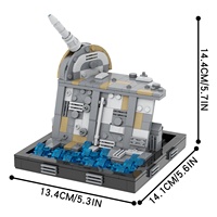 Space Wars Death Star Wreckage Rey VS Kylo Ren Jeu de blocs de construction Wars Jouets Moule roi Leguoguo Juguetes Para Los Ninos