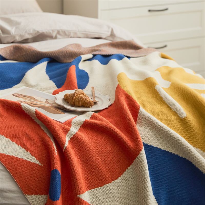 LXY, новый дизайн, мягкое плетеное одеяло из 100% хлопка для путешествий, для взрослых и детей