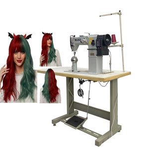 Máquina <span class=keywords><strong>de</strong></span> coser doméstica OREN RN-810JF para hacer pelucas y trenzar cabello, <span class=keywords><strong>de</strong></span> una sola aguja, <span class=keywords><strong>con</strong></span> pie <span class=keywords><strong>de</strong></span> arrastre, programable y gancho grande. - Product Image 1