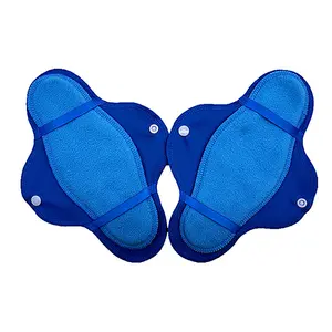 Bluepanda פופולרי בסיטונאות נשים תחבושות היגייניות לשימוש חוזר לשימוש יומיומי רך מפית היגיינית מבד מחזור