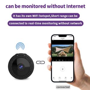 Producto Popular: Mini Cámara HD A10, Wifi, Recargable, con Aplicación Remota, Visión en Vivo, Monitoreo, Visión Nocturna, Cámara de Seguridad para Interiores o Exteriores - Product Image 4