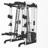 Tour de musculation multifonctionnelle Dongli DLR19, machine Smith, rack à squats, équipement de gym commercial et domestique en acier au carbone pour entraînement complet du corps