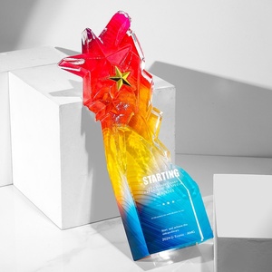 Sáng tinh thể Trophy in màu tùy chỉnh 2025 kỷ niệm Doanh Nghiệp Xuất sắc nhân viên giải thưởng du lịch giải thưởng lưu niệm - Product Image 3