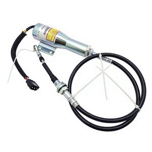 วาล์วโซลินอยด์ตัดน้ำมันเชื้อเพลิงสำหรับรถตักล้อยางรุ่น L70C L120C L90C L220D หมายเลขอะไหล่ 11110030 SA-4646-24 SA-4744 - Product Image 1