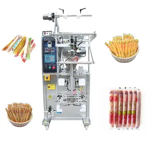 Низкая стоимость автоматическая машина для изготовления поп конфеты на палочке упаковочная машина для наполнения и запайки