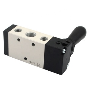 Airtac 4h210-08 5/2 chiều Van điều khiển không khí bằng tay van khí nén tay đòn bẩy loại tay vận hành Van hướng CE chứng nhận - Product Image 4