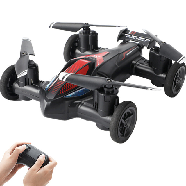 Mini Land Air 4K Aerial Drone Four Axis Aircraft Model Toy Remote Controlled Quadcopter with Stable Hover for Kids Gift