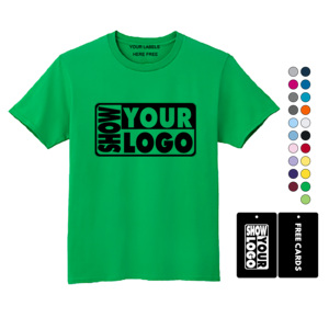 Camisetas lisas de algodón americano de estilo suave y fresco de 160gsm para el verano de 100%, puede tener su logotipo y etiquetas de marca - Product Image 1