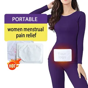 Amazon verkauft sich gut Menstruation periode Schmerzen Wärme packungen Cramp Relief Menstruation pflaster für Frauen