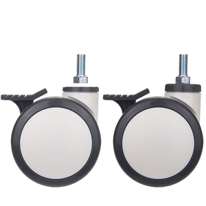 Аксессуары для больничной кровати BDCB031, бесшумные ролики и блокирующие колеса с тормозом, запасная часть для больничной кровати - Product Image 1