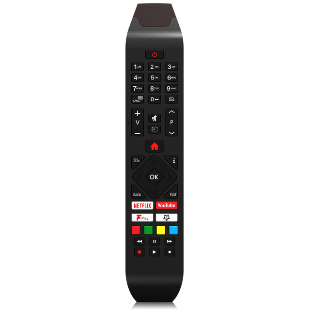 RC43141 RC43141P Remote Control for HITACHI Smart LED TVs with Netflix YouTube Fplay Buttons