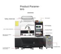 Nouvelle machine de perçage et de découpe de précision à grande vitesse CNC 5 axes 2000W pour bijoux en or, montures de lunettes, métal, aluminium