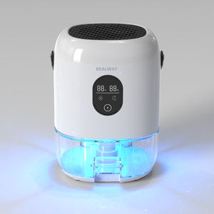 ไฟสร้างบรรยากาศ 7 สี พร้อมจอ LED พกพาสะดวก ขนาดเล็ก ใช้ในบ้าน ถังน้ำ 1000 มล. <span class=keywords><strong>เครื่อง</strong></span>ลดความชื้นแบบเพลเทียร์ขนาดเล็ก - Product Image 1