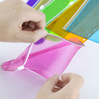12 pochettes A5 A6 colorées à fermeture éclair en PVC pour classeur, enveloppes à monnaie, pochette pour feuilles mobiles à 6 trous, classeur pour agenda, journal et budget