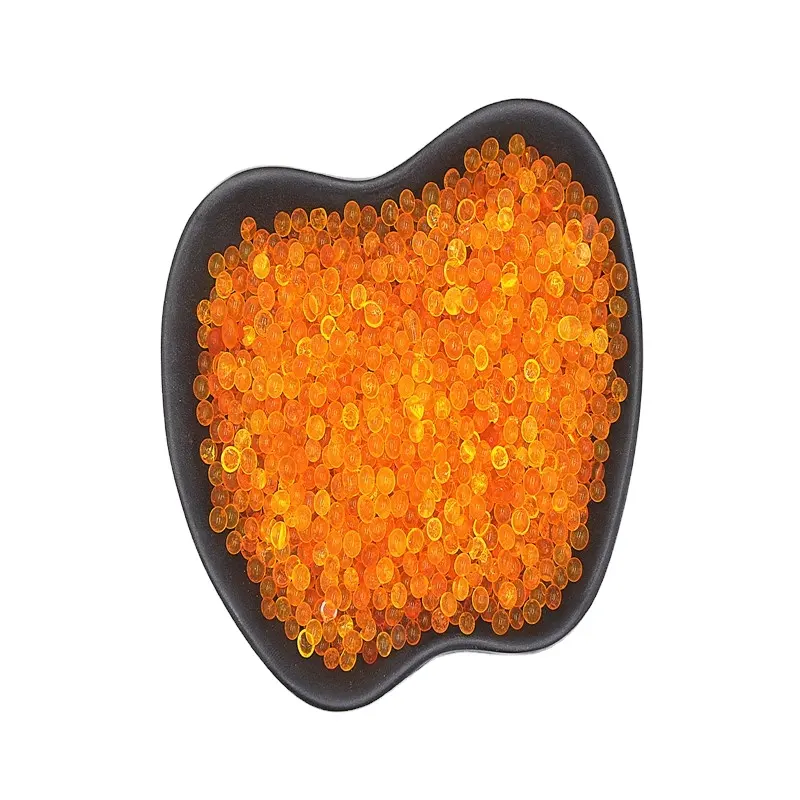Indicador de color perlas de gel de sílice naranja precio barato gel de sílice secado de flores desecante de gel de sílice