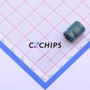 Condensador Electrolítico de Aluminio de Orificio Pasante RC035M331LO10*13TH-2A1E, Orificio Pasante, D10xL13mm 330uF 20% 35V 860mA-100kHz - Product Image 2